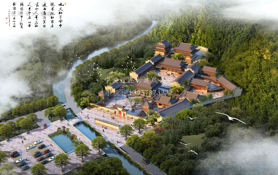 连平资教寺总体建筑规划方案图